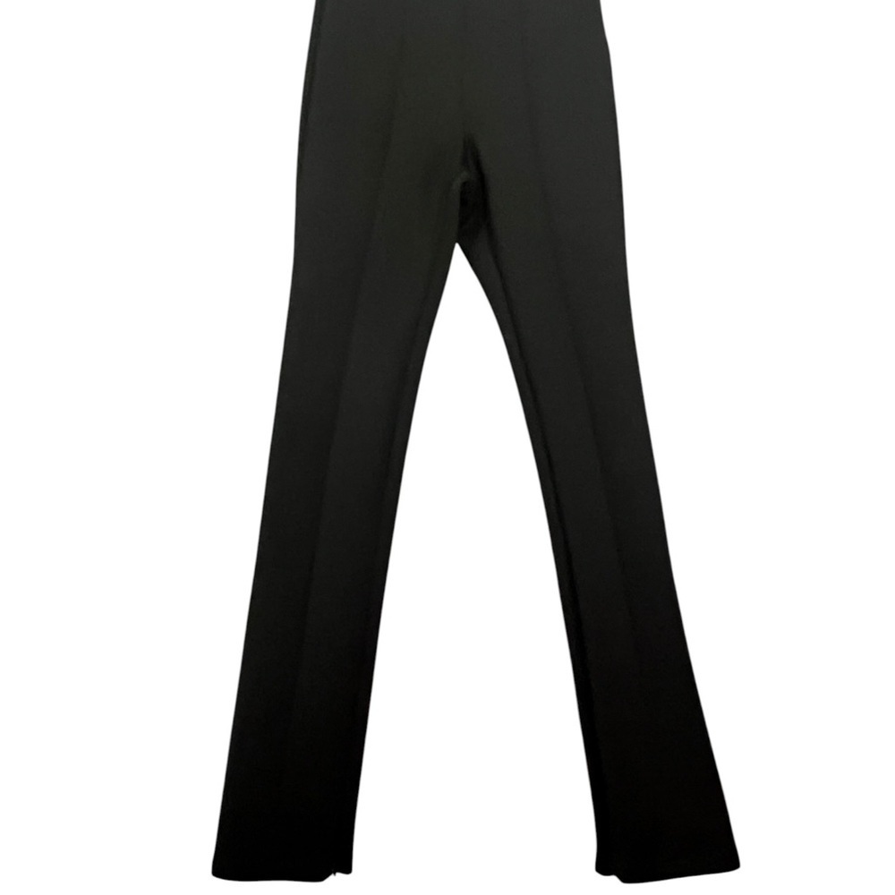 GOOD AMERICAN Good Waist Scuba Ankle Zippers Pant Slacks Black Size 1 (Small) - Picture 3 of 15